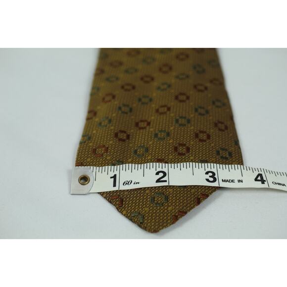 Ermenegildo Zegna‎ Mens Tie 100% Silk Geometric Multi Color - Picture 3 of 5